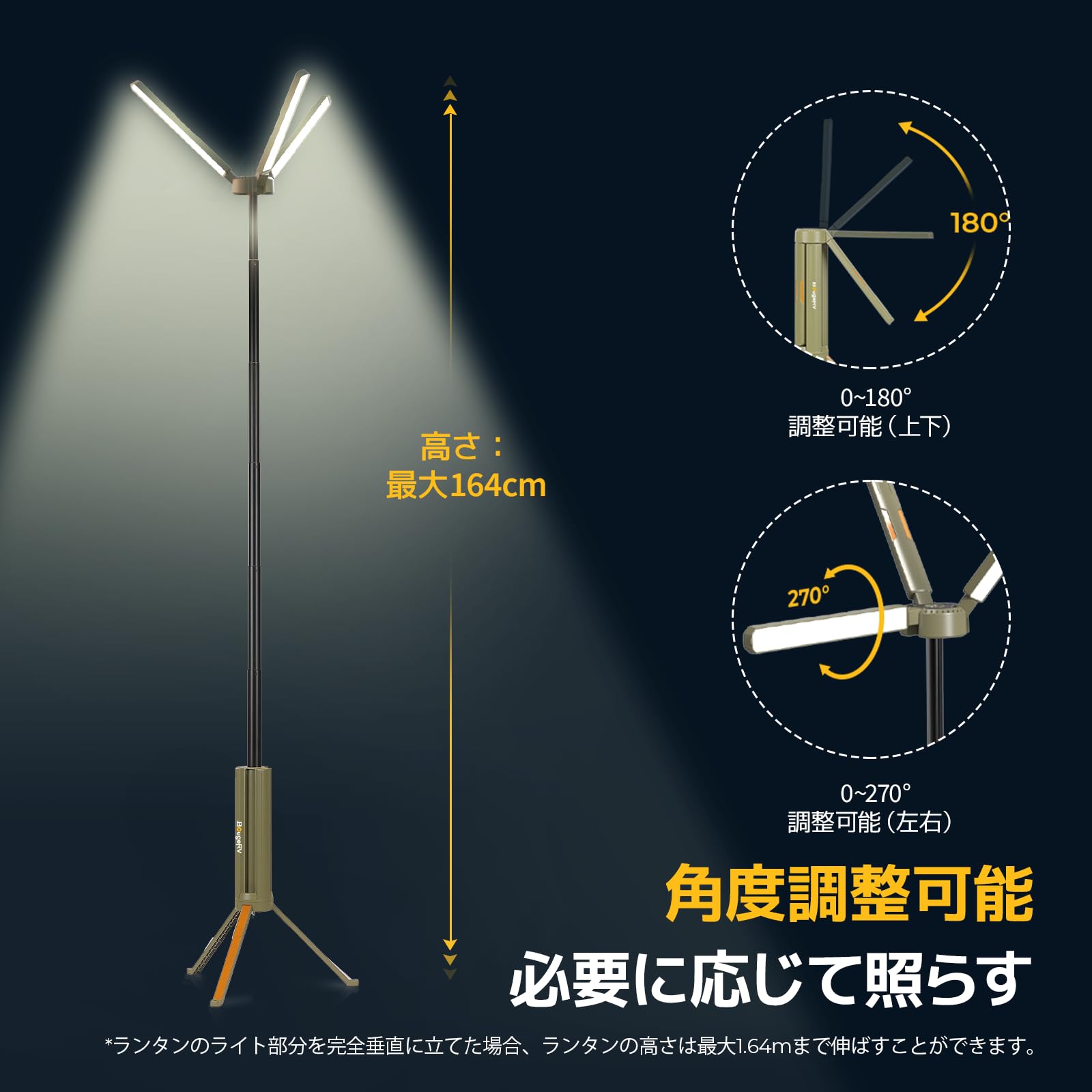 Amazon.co.jp: 【防災認定】BougeRV ledライト キャンプランタン